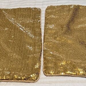 Gold Sequin cushion Covers